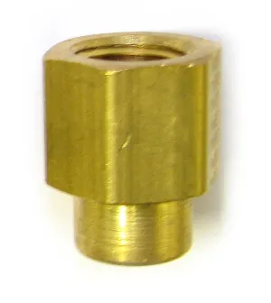 1/8" FPT x 1/4" FPT Brass Reducer