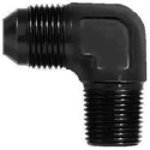 90 deg. AN To Pipe Adapter; -08AN Dash; 3/8in. Dash