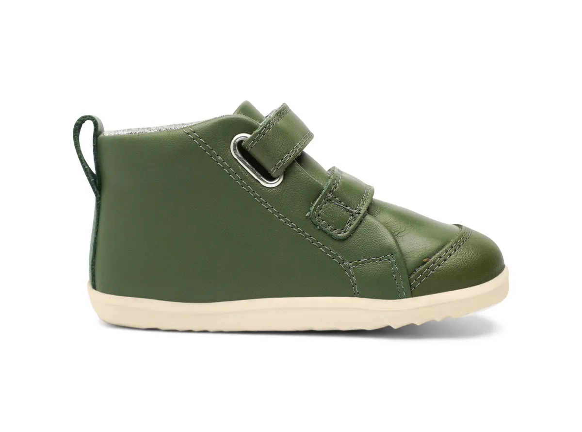 Bobux Hi Court Boys Infants Forest Green Boot