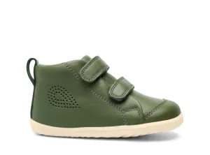 Bobux Hi Court Boys Infants Forest Green Boot