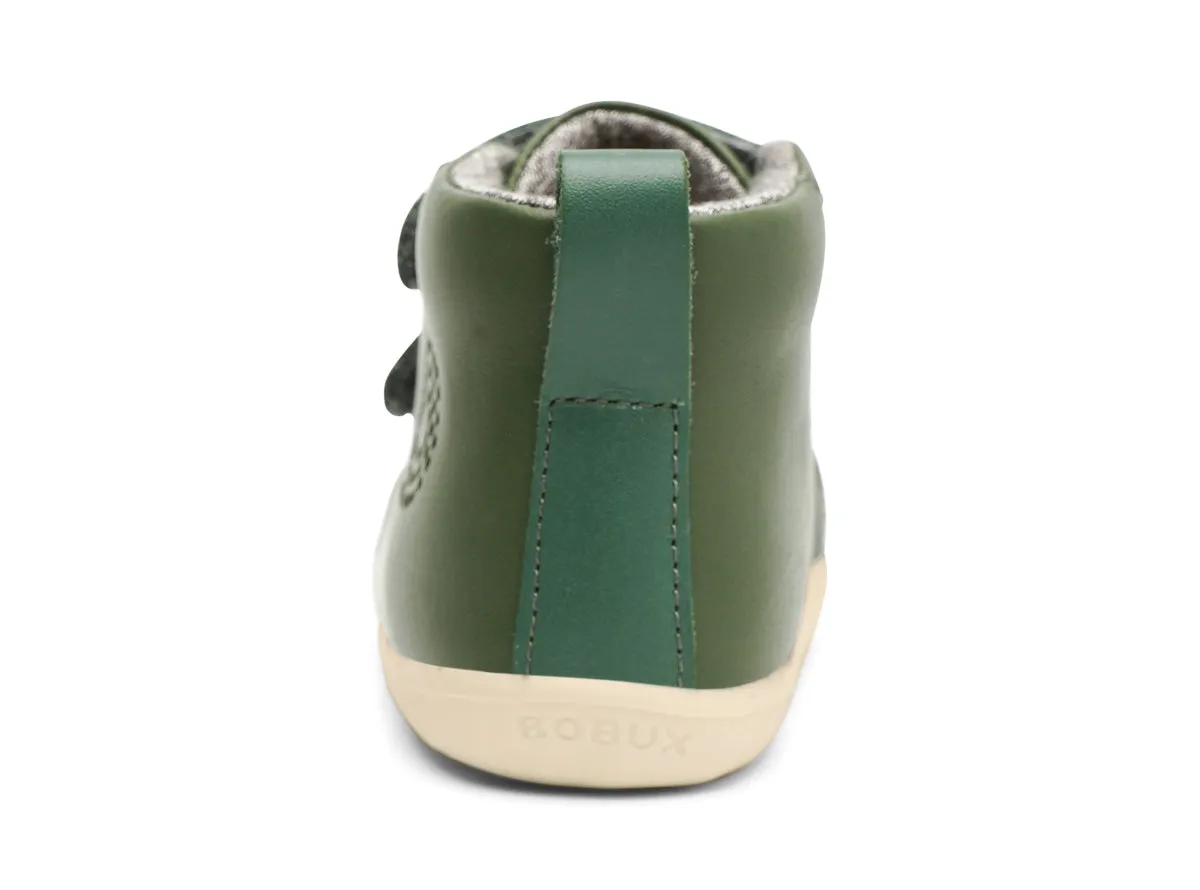Bobux Hi Court Boys Infants Forest Green Boot