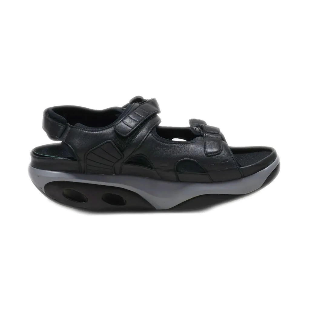 Chung Shi Casual Sandals Leather Black Colour For Men