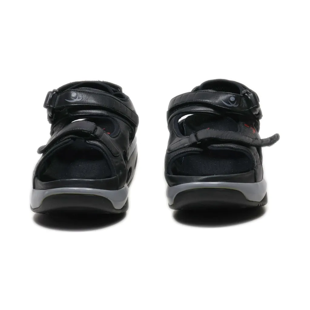 Chung Shi Casual Sandals Leather Black Colour For Men