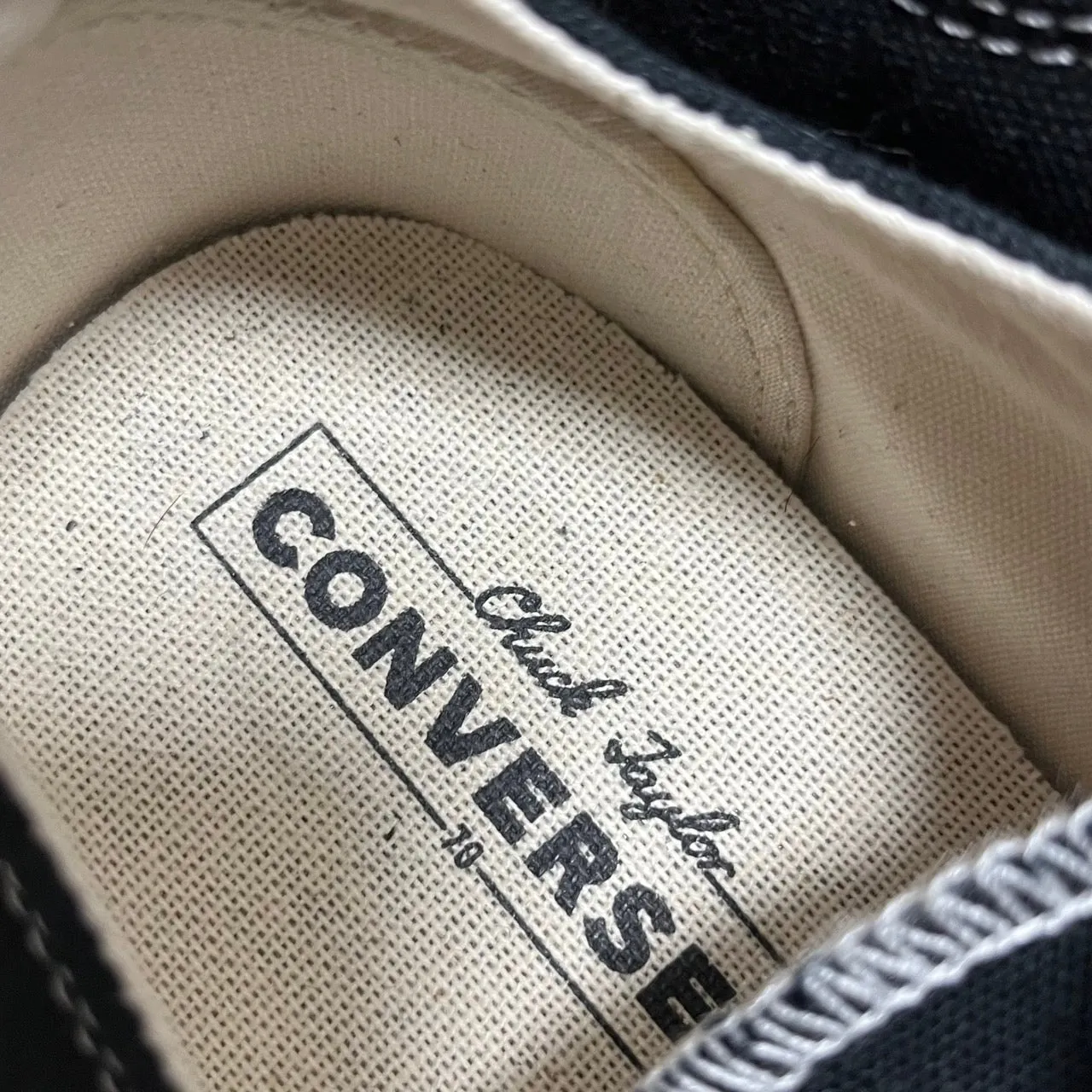 CONVERSE コンバース CT70 BLACK LOW CUT キャンバスローカットスニーカー チャックテイラー 70復刻三ツ星 162058C