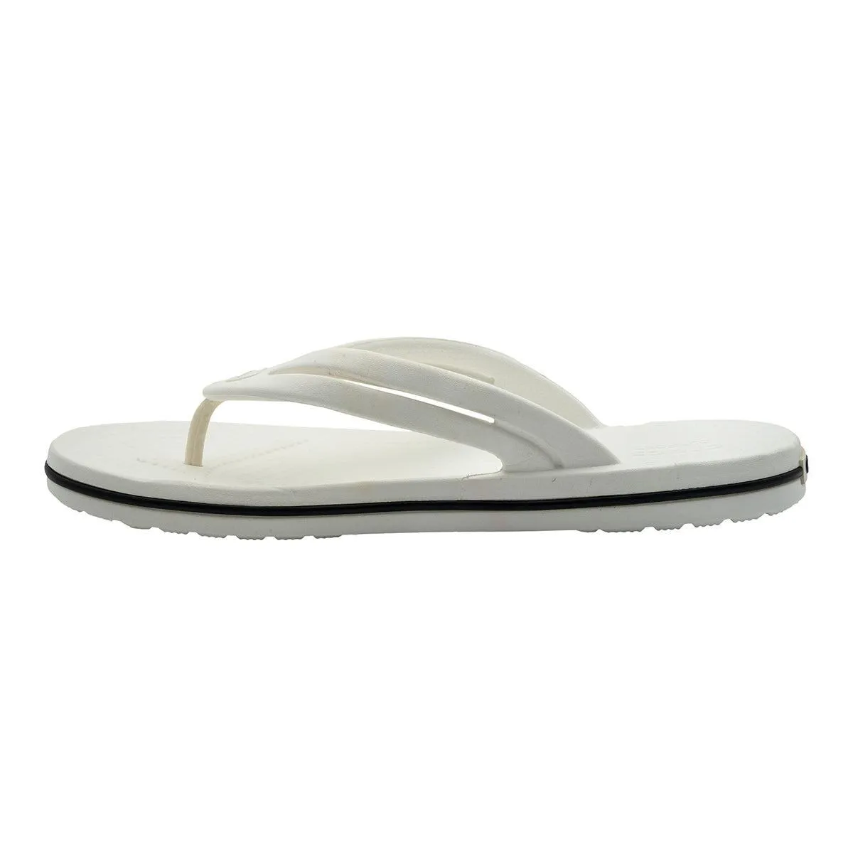 Crocs Sandals Flip Flops Rubber White Colour For Women