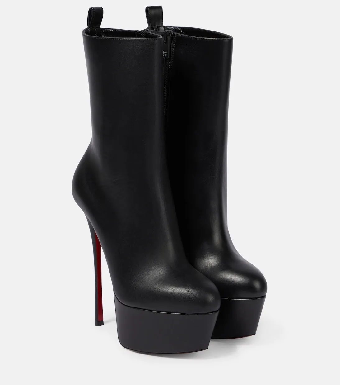 Dolly Booty Alta 160 Christian Louboutin leather platform boots, black