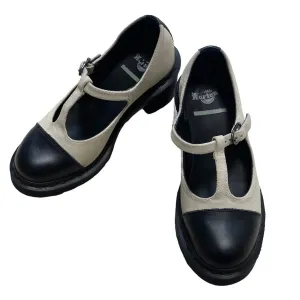 Dr. Martens × Agyness Deyn ドクターマーチン アギネスディーン 13AW Aggy T-Bar in Porcelain Hi suede Tストラップブーツ