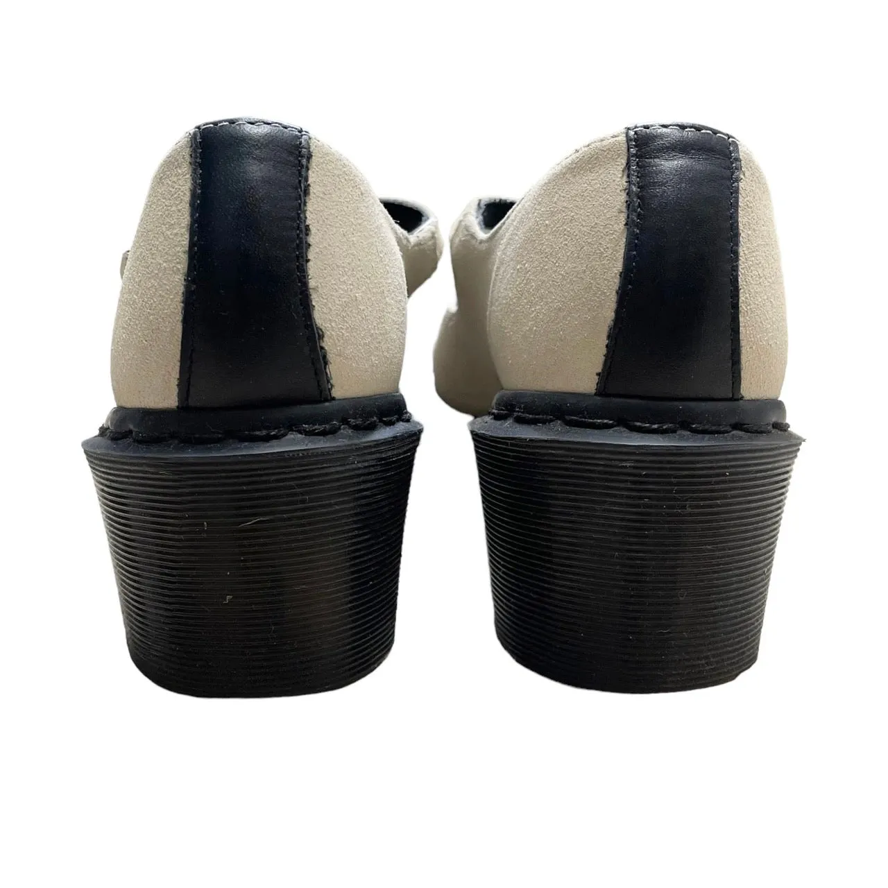 Dr. Martens × Agyness Deyn ドクターマーチン アギネスディーン 13AW Aggy T-Bar in Porcelain Hi suede Tストラップブーツ