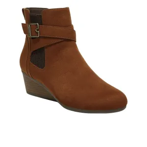 DR. SCHOLL'S - Faux Suede Ankle Booties