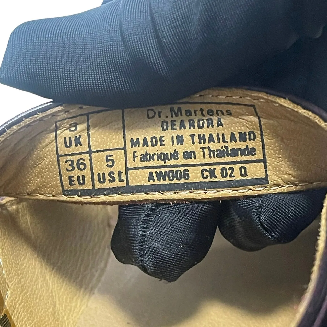 Dr.Martens ドクターマーチン DEARDRA メリージェーン ストラップレザーシューズ