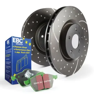 EBC Brakes S10KF1583 S10 Kits Greenstuff 2000 and GD Rotors