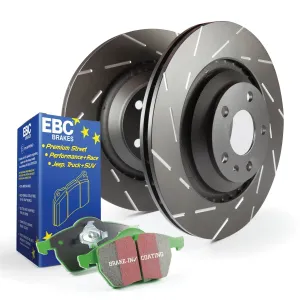 EBC Brakes S2KR1591 S2 Kits Greenstuff 2000 and USR Rotors