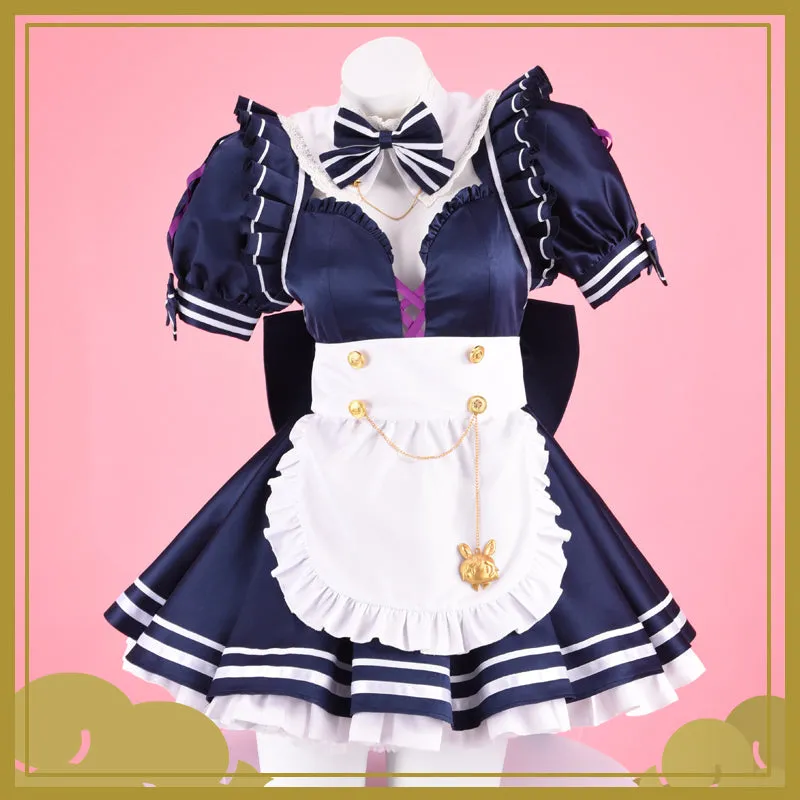 Fate Grand Order FGO Mash Kyrielight Shielder Maid Cosplay Costume Cosplay Costume B Edition