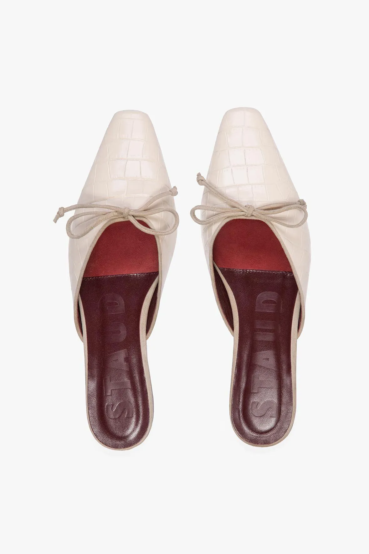 GINA MULE | CREAM CROC