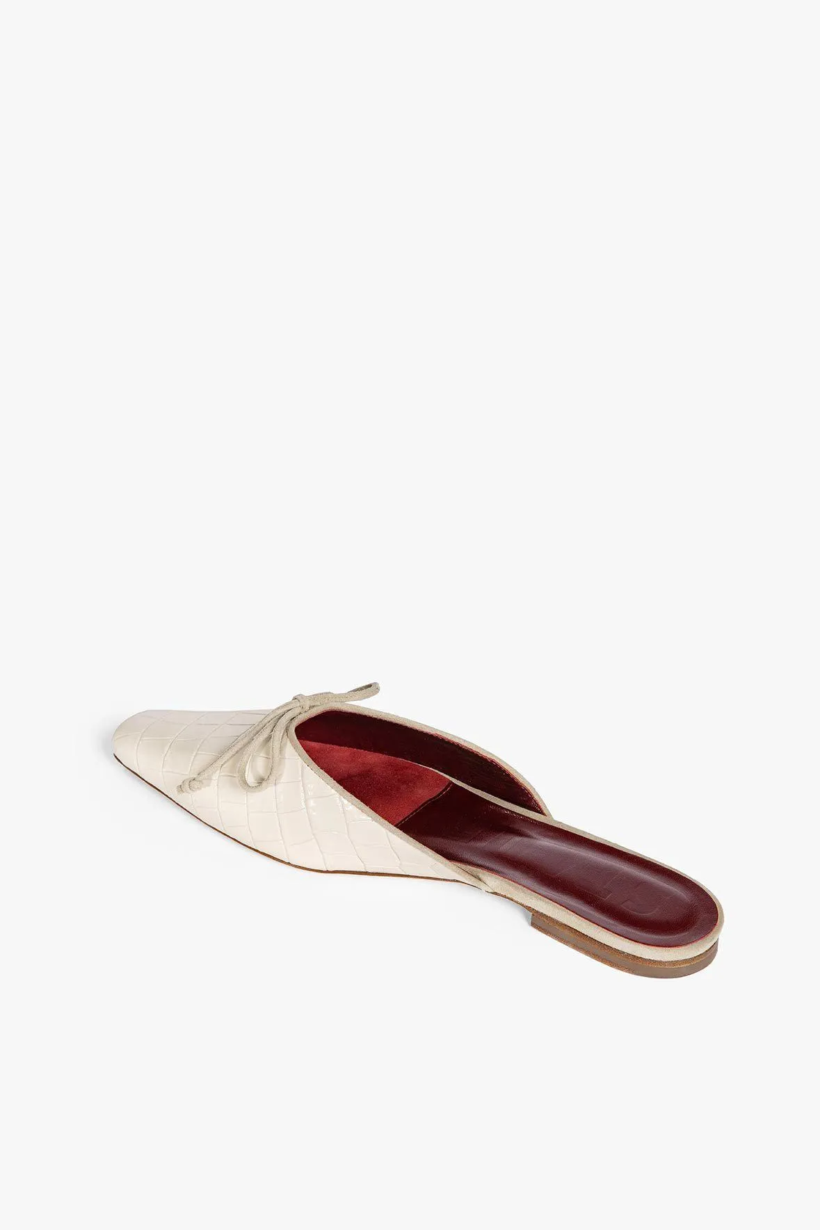 GINA MULE | CREAM CROC
