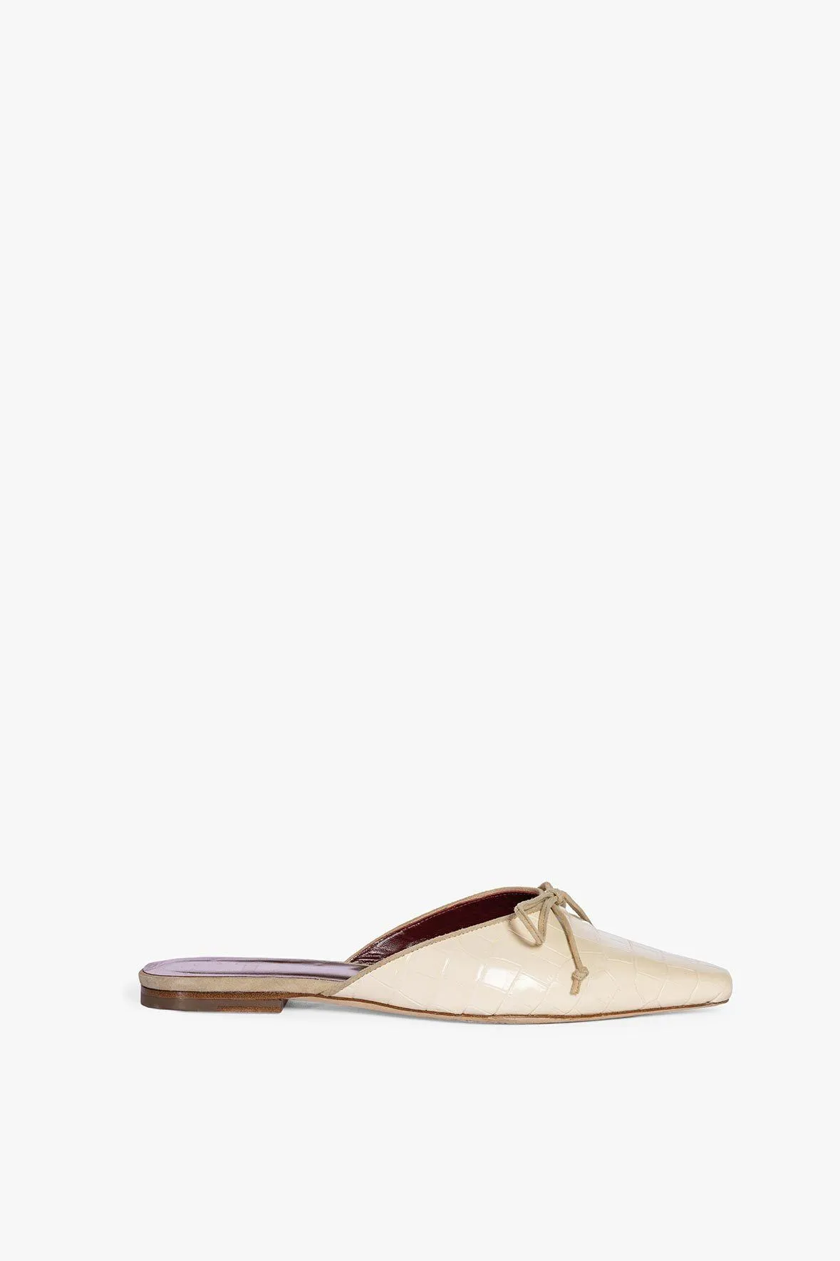GINA MULE | CREAM CROC