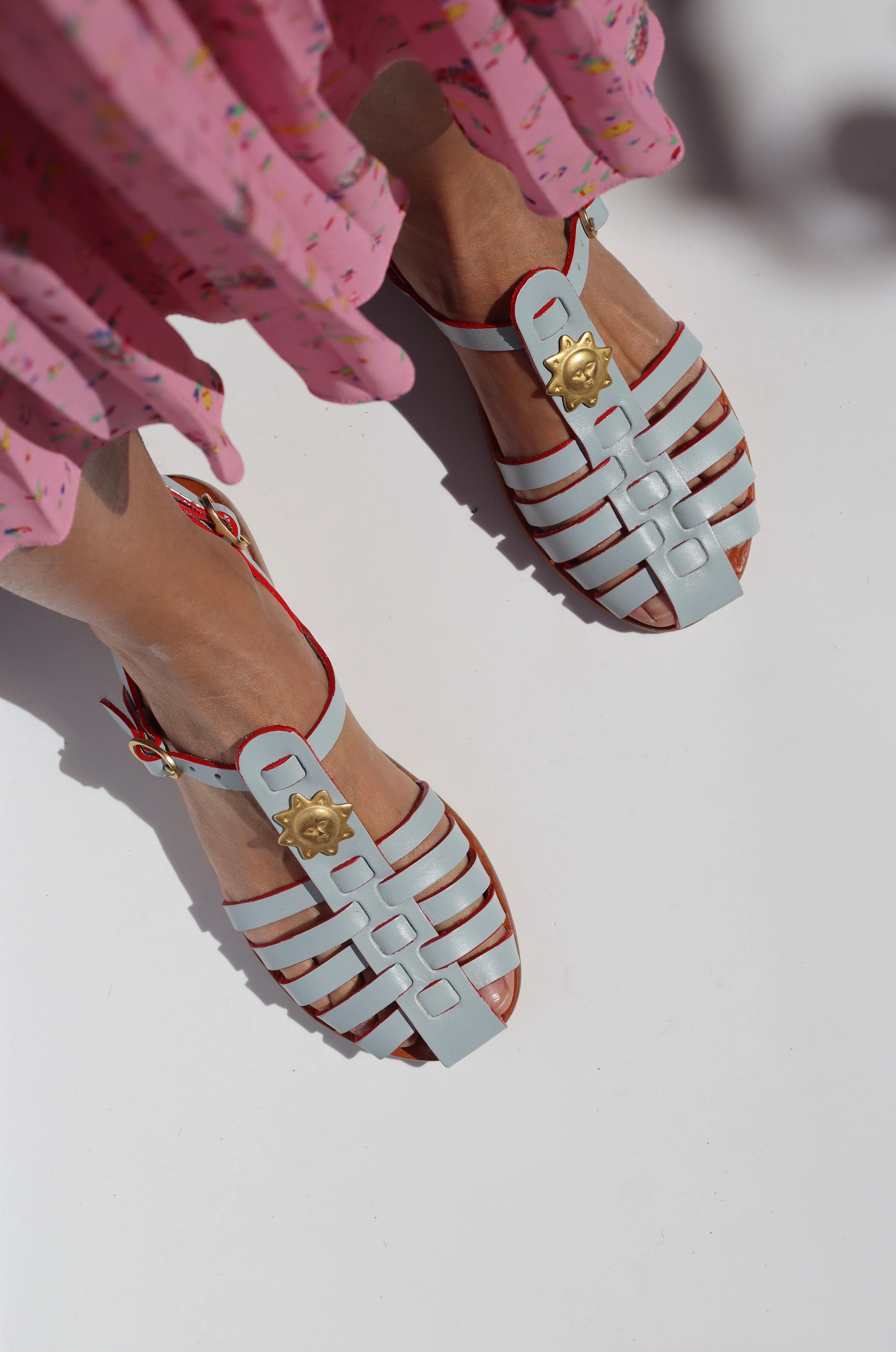 Gloria Sun - Camel Sole - Fisherman Sandals