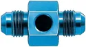 In-Line Fuel Pressure Adapter; -08AN x -08AN x 1/8in.