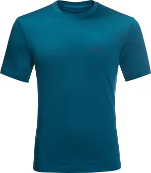 Jack Wolfskin Men&#x27;s Hiking Short Sleeve T-Shirt Blue Daze | Buy Jack Wolfskin Men&#x27;s Hiking Short Sleeve T-Shirt Blue Daze here | Outnorth