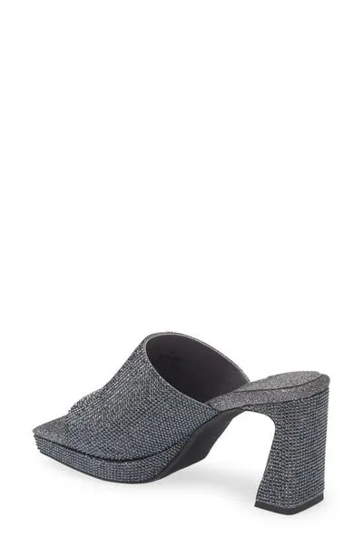 Jeffrey Campbell Caviar Mule, Dark Grey Glitter