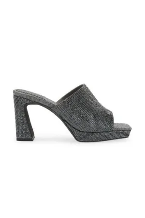 Jeffrey Campbell Caviar Mule, Dark Grey Glitter