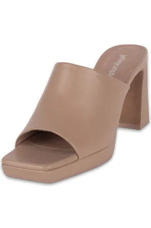 Jeffrey Campbell Caviar Mule In Dark Nude
