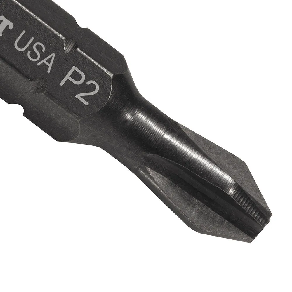 Klein Tools PH215 #2 Phillips Insert Power Driver, 1" 5-Pack