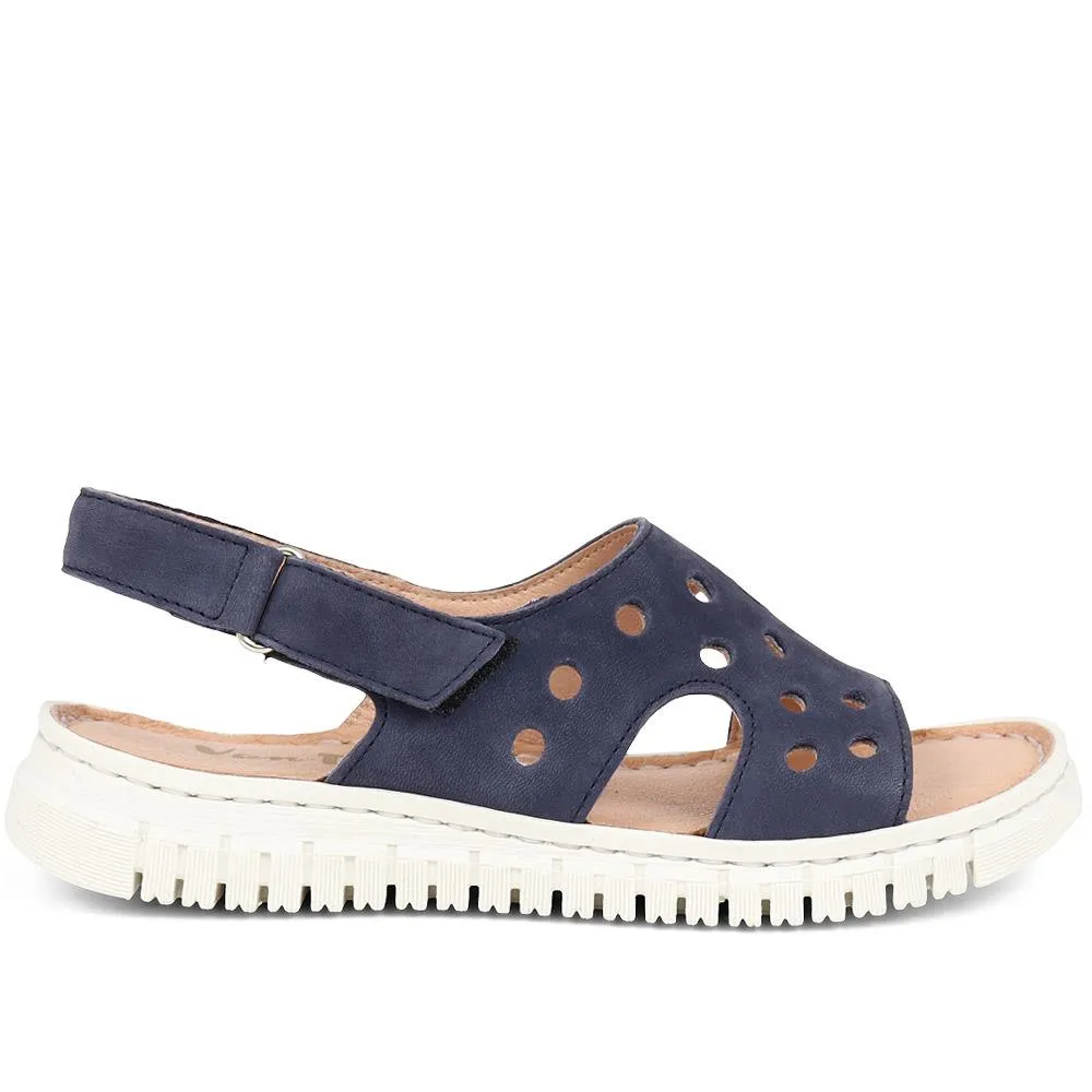 Leather Platform Trainers - VAN37507 / 323 784