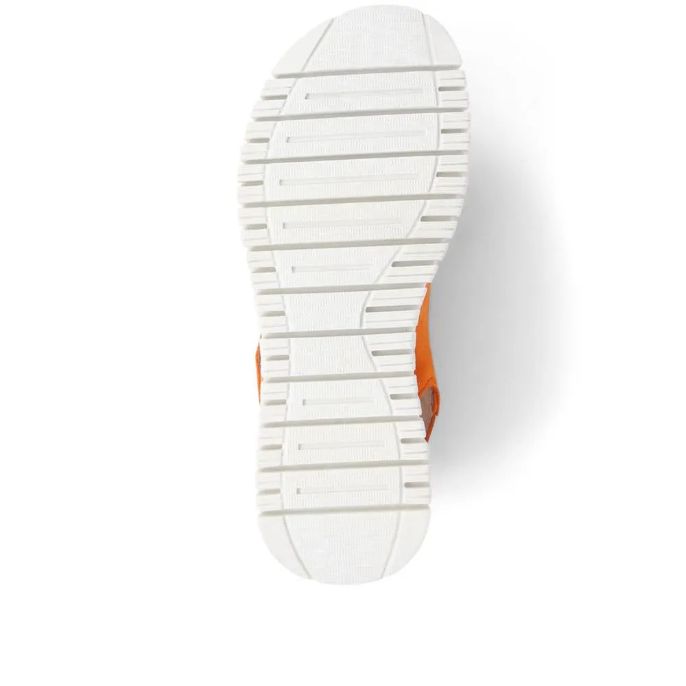 Leather Platform Trainers - VAN37507 / 323 784