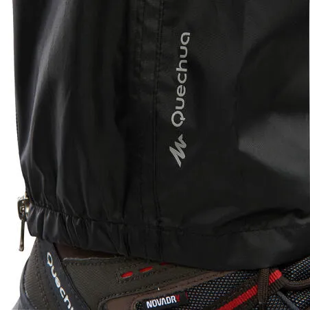 Men's waterproof hiking overtrousers nh500 imper