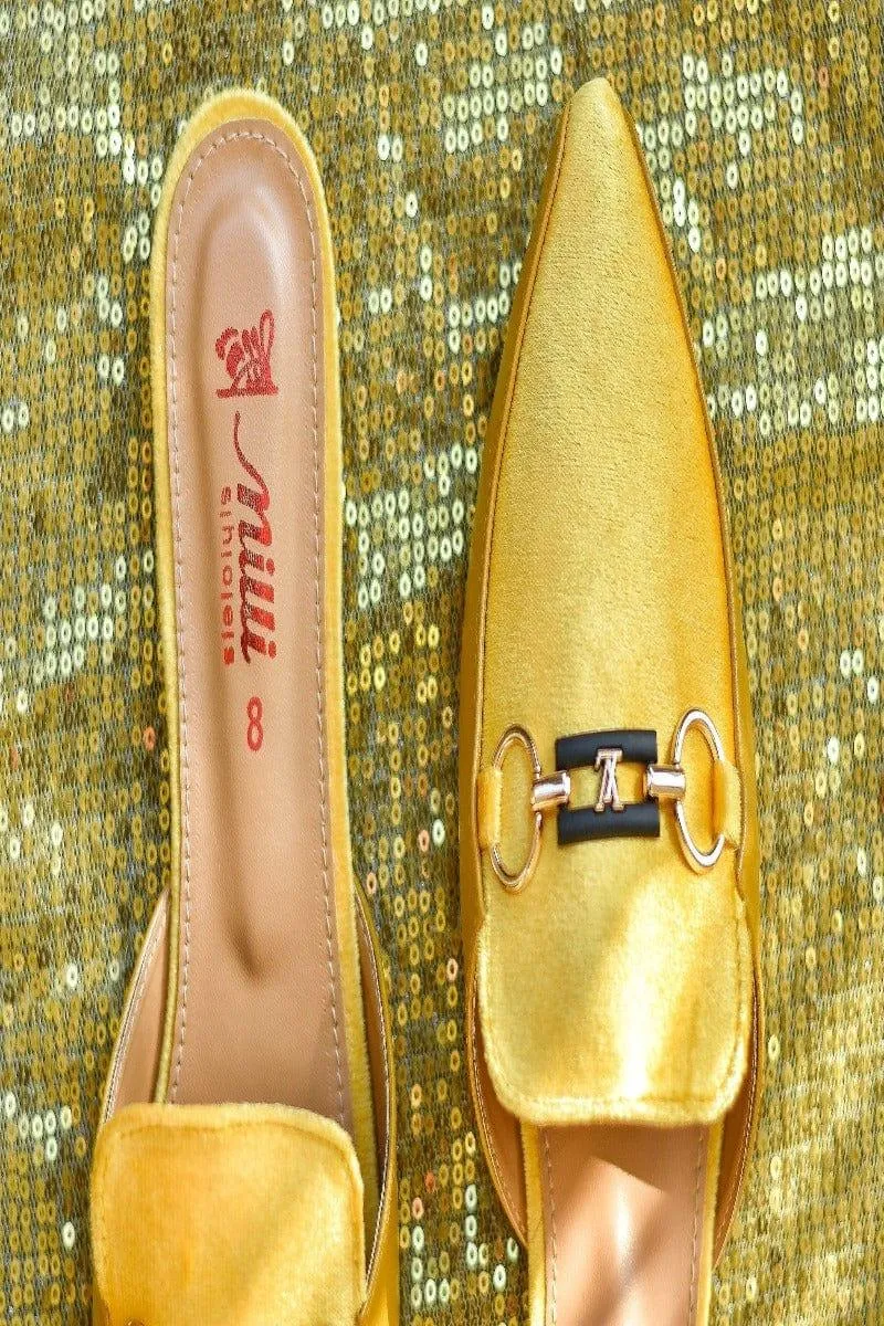 Milli Shoes - Mule - Yellow - 7033