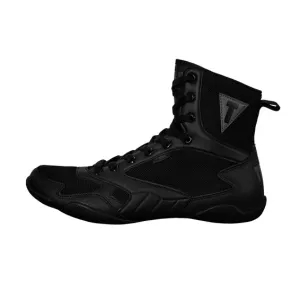 New Title Charged Boxing Shoes Adult Size 10.5 - All Black