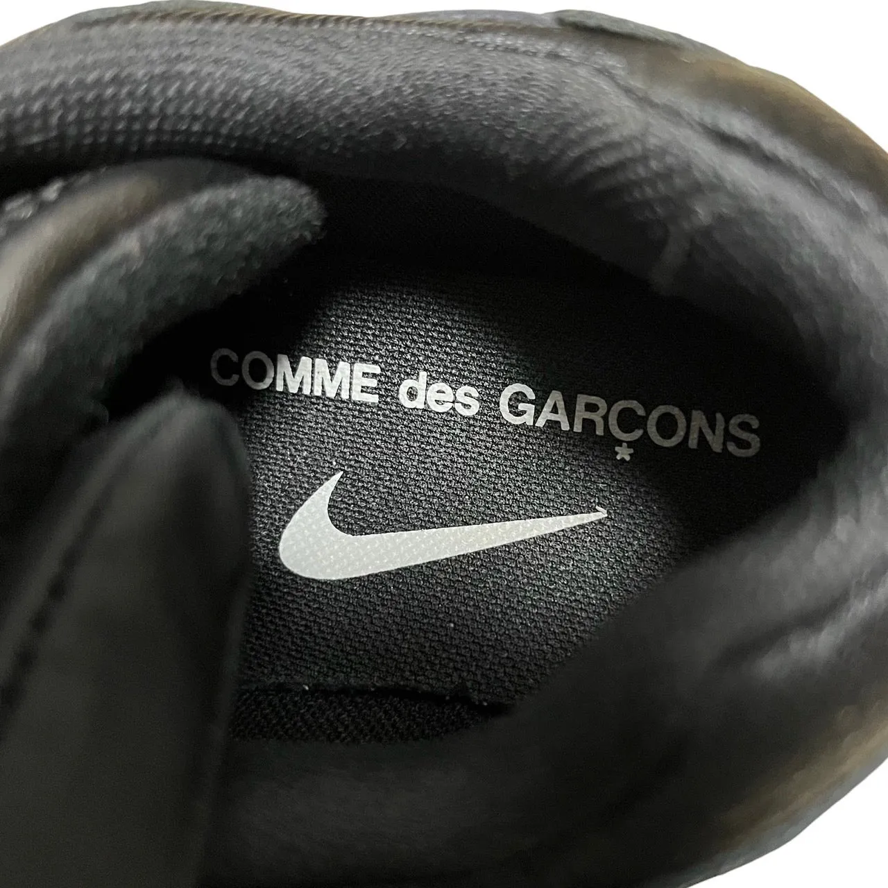 NIKE×COMME des GARCONS ナイキ コムデギャルソン 19AW OUTBURST V CDG アウトバースト チェーンデザインベルクロレザースニーカー CT2863-001