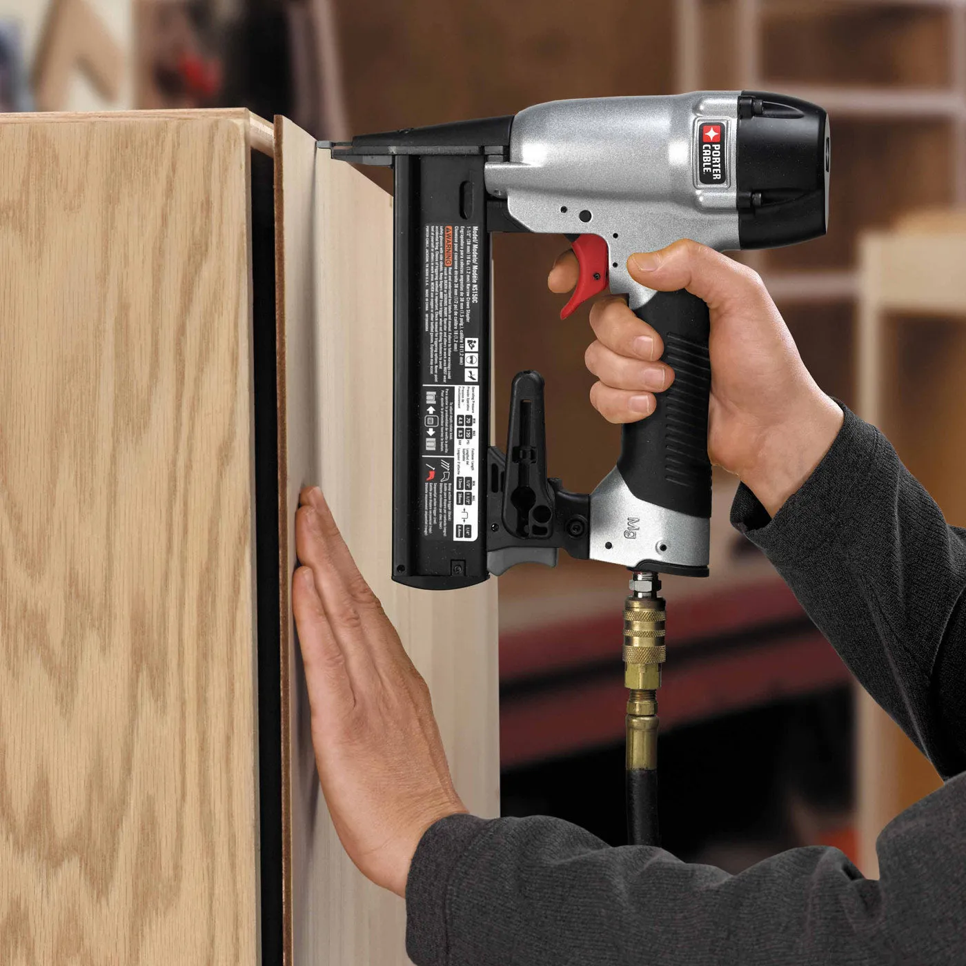Porter Cable NS150C 18GA, 1-1/2" Narrow Crown Stapler Kit