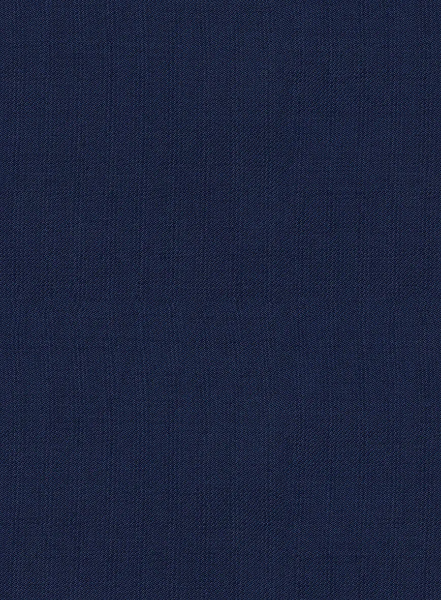 Reda Royal Blue Pure Wool Pants