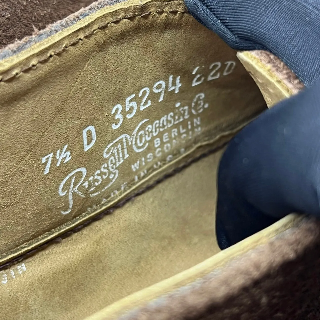 RUSSELL MOCCASIN ラッセルモカシン DOUBLE VAMP SPORTING CLAY CHUKKA ダブルヴァンプ スポーティングクレイ スウェードレザーチャッカブーツ