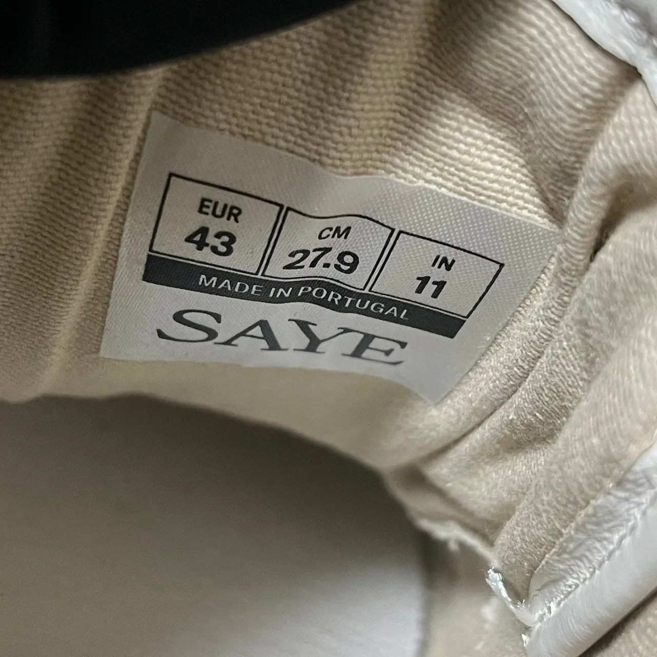 SAYE サエ セイ Modelo 89 Leather Goes Vegan ローカットスニーカー