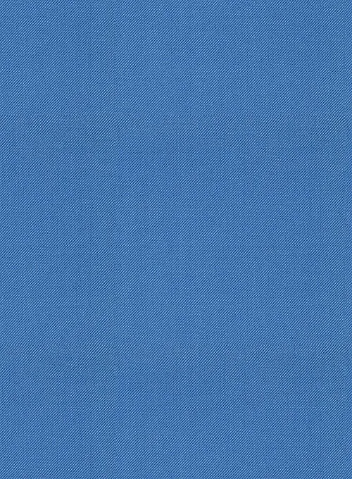Scabal Yale Blue Wool Pants