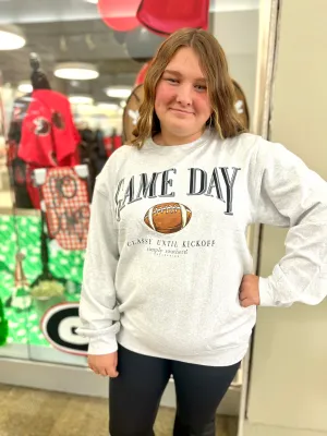 Simply Southern Crewneck "Classy Until Kickoff"