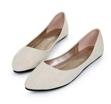 Sinty Women's Flat Soft Cloth Shoes