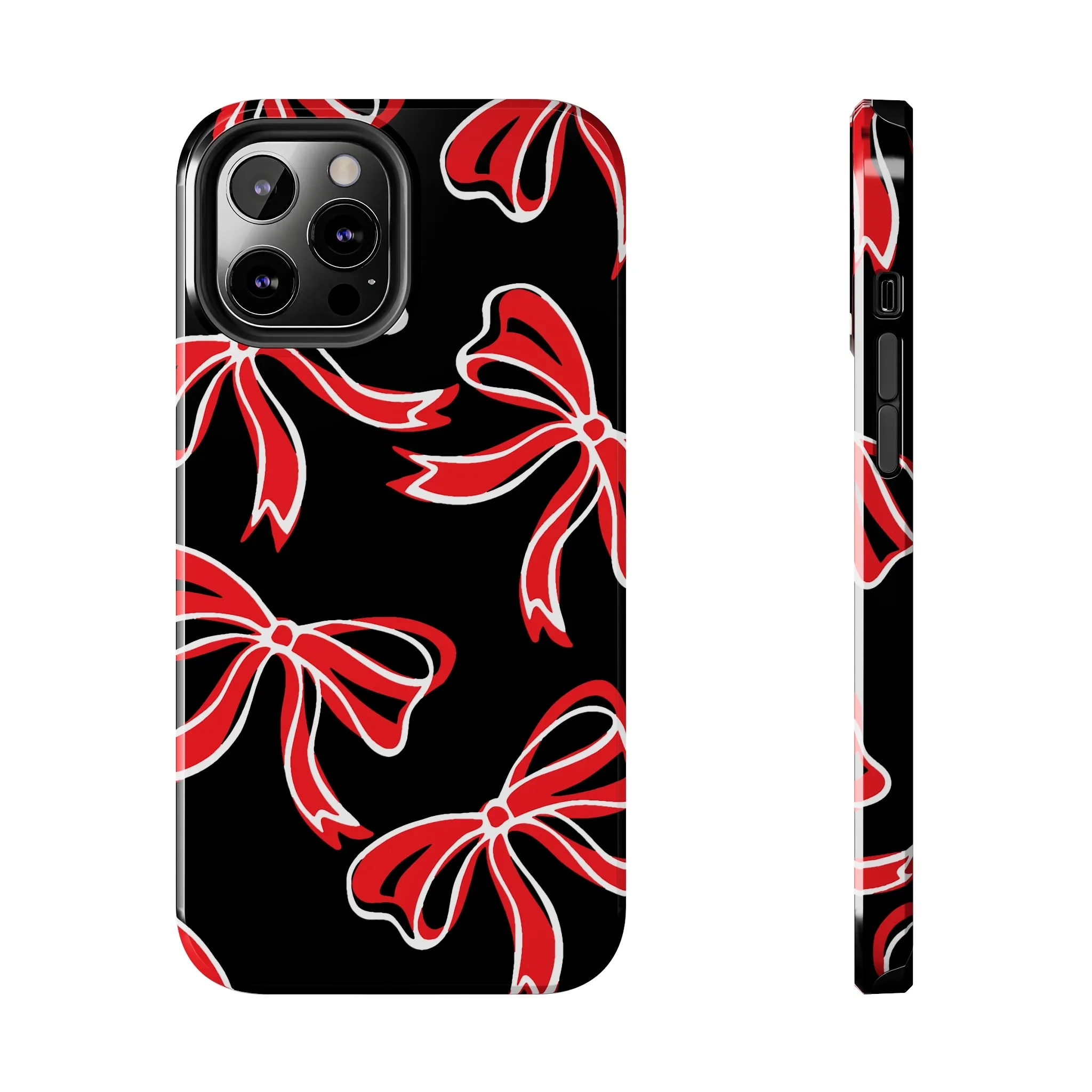 Trendy Black and Red Iphone Case