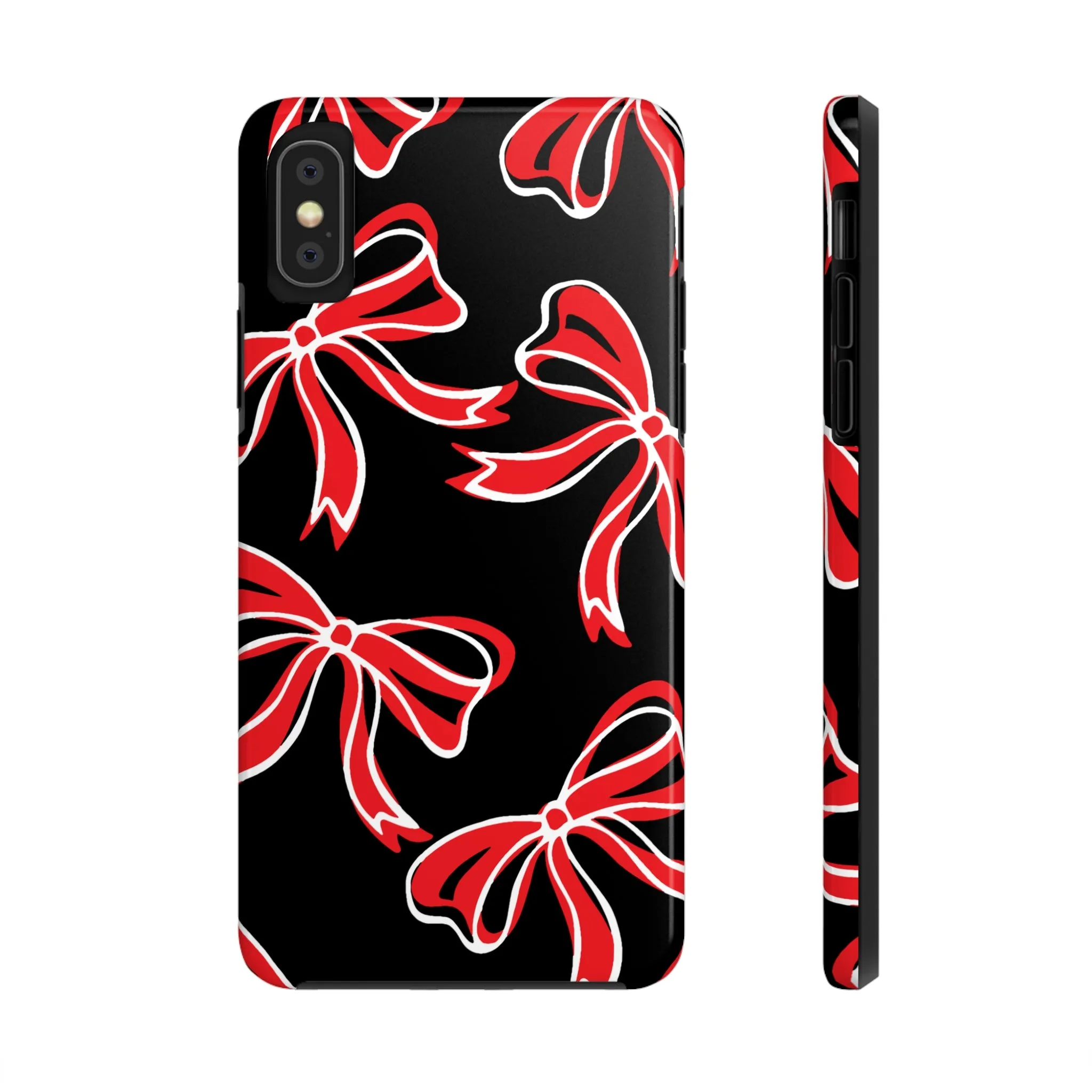 Trendy Black and Red Iphone Case