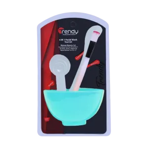 Trendy Bleach Bowl Set Facial Mask Kit 4in1 TD-154