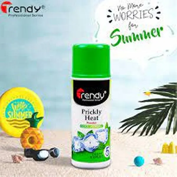 TRENDY PRICKLY HEAT POWDER COOL HERBAL