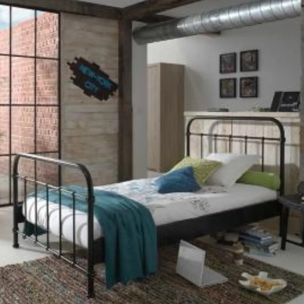 Vipack - New York 4ft Double Bed - Colour Options Available