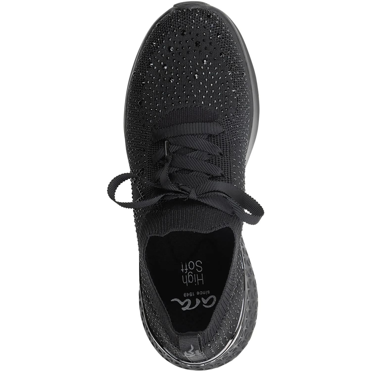Women's Ara Monticello Black/Black Wovenstretch