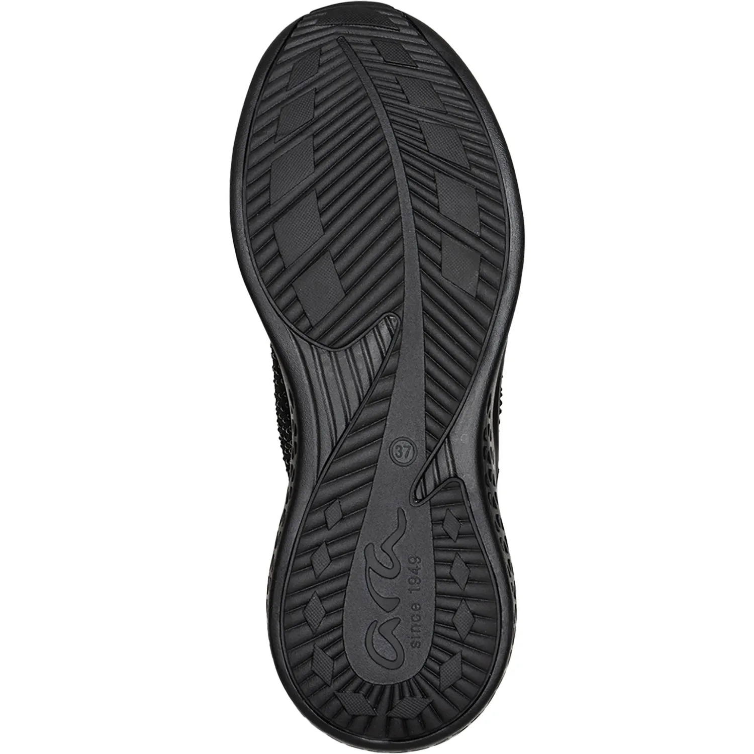 Women's Ara Monticello Black/Black Wovenstretch