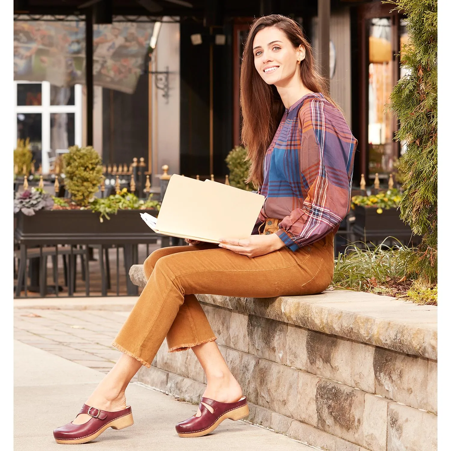 Women's Dansko Britney Stone Waxy Burnished Leather