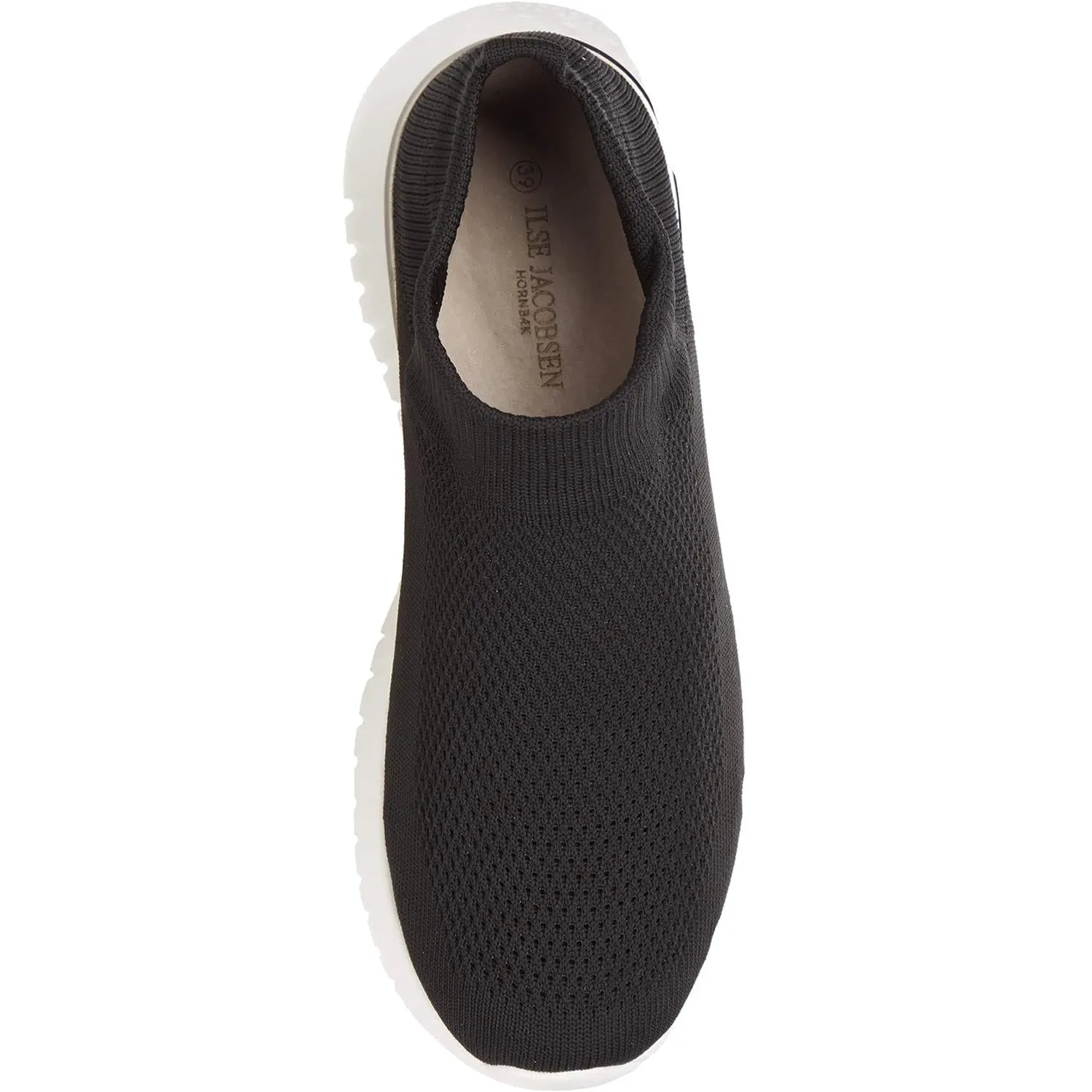 Women's Ilse Jacobsen Tulip 4070 Black Knit Mesh