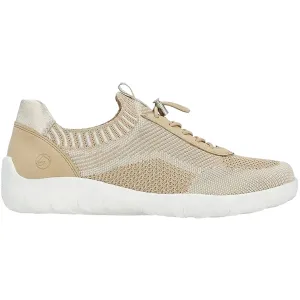 Women's Remonte R3518-20 Liv Cord-Vanilla/Tan Synthetic